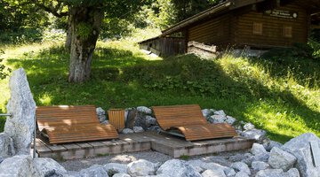 Naturkneippbereich Schwand - Wassertretbecken